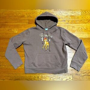 Vintage Disney Bambi Hooded Sweatshirt (Small)